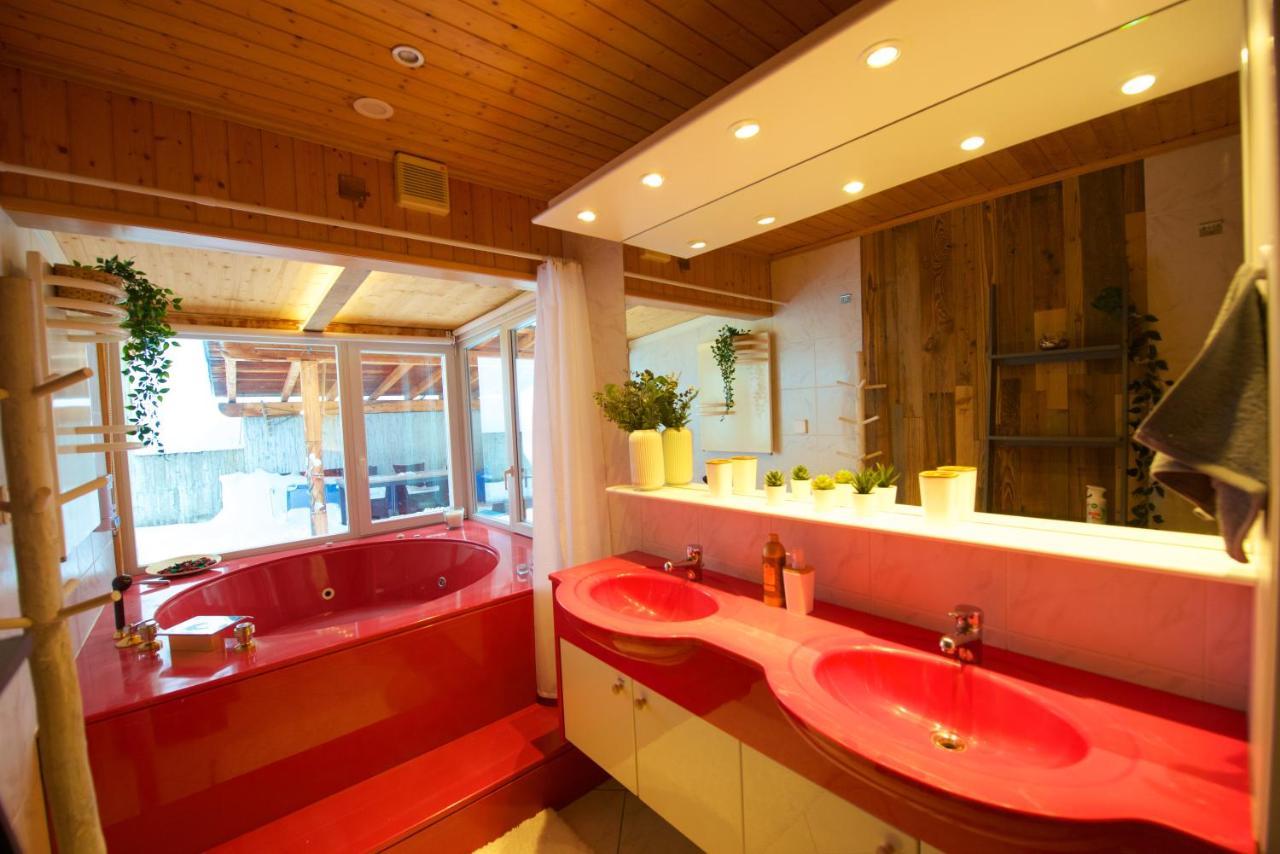 Chalet 4 Personnes Avec Sauna Лейсен Экстерьер фото